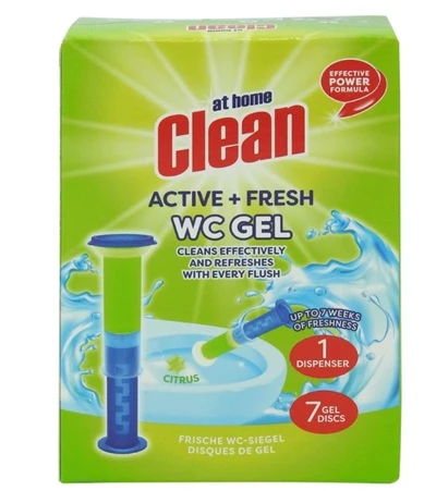 AT HOME CLEAN ACTIVE FRESH WC GEL 30ML CITRUS